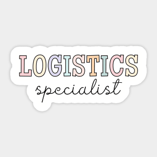 Logistics Specialist, Logistician Graduation Sticker